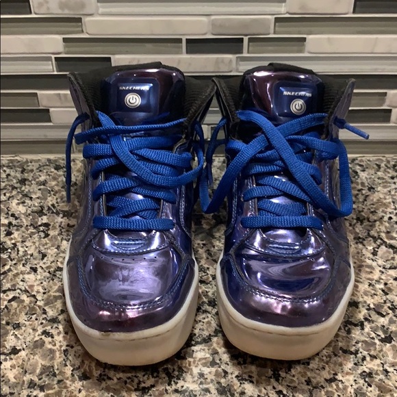 Blue Energy Lights‎ Skechers Light Up Sneakers - 4 - Picture 1 of 12